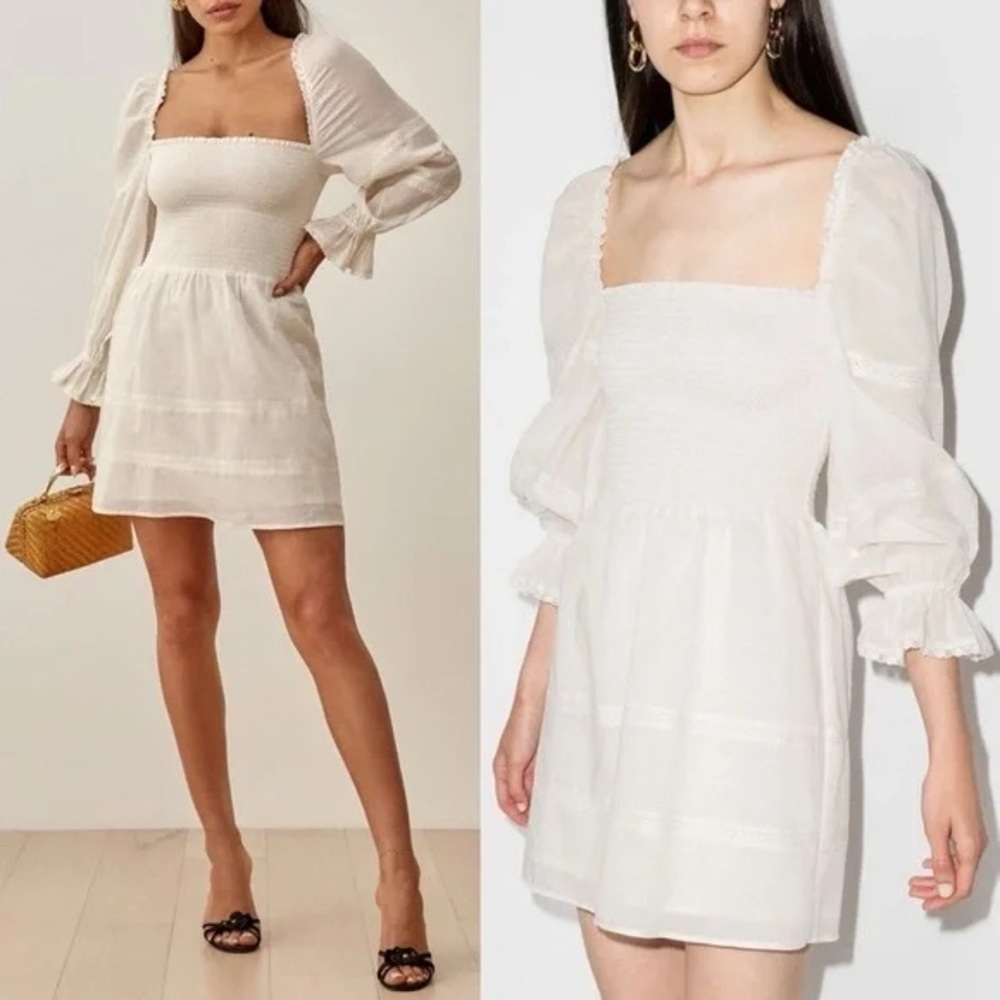 Reformation Dunes Dress in Cream